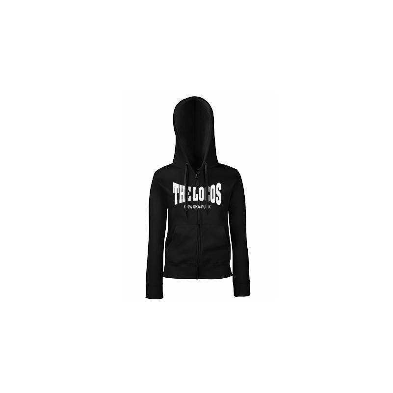 Sudadera cremallera "100% Ska punk "...