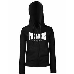 Sudadera cremallera "100% Ska punk " en blanco