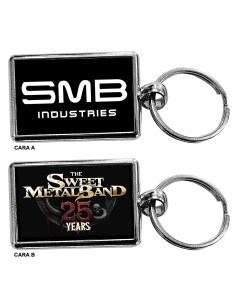 Llavero metálico "25 Años" + "Industries"