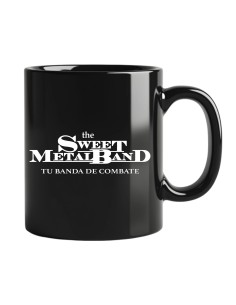 Taza cerámica negra "Logo TBC"