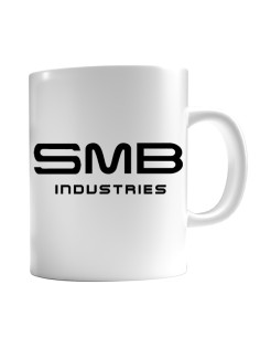 Taza cerámica blanca "Industries"