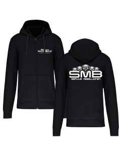 Sudadera cremallera “Logo TBC” + “Tu banda de combate”...