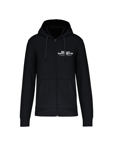 Sudadera cremallera “Logo TBC” + “Tu banda de combate” trasera