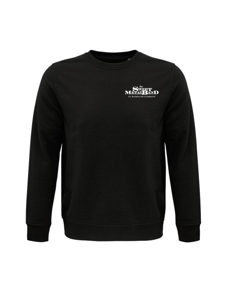 Sudadera sin capucha “Logo TBC” + “Tu banda de combate” trasera