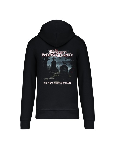 Sudadera cremallera "Logo Dead" + "Portada The Dead" trasera