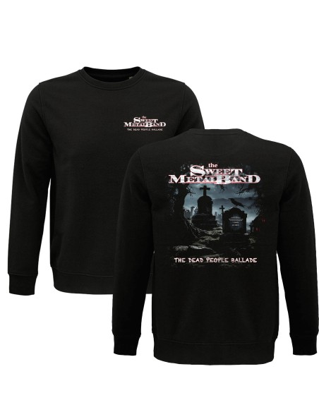 Sudadera sin capucha "Logo Dead" + "Portada The Dead" trasera