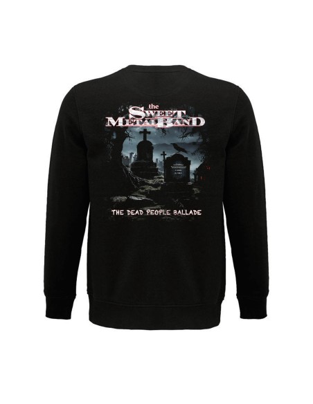 Sudadera sin capucha "Logo Dead" + "Portada The Dead" trasera