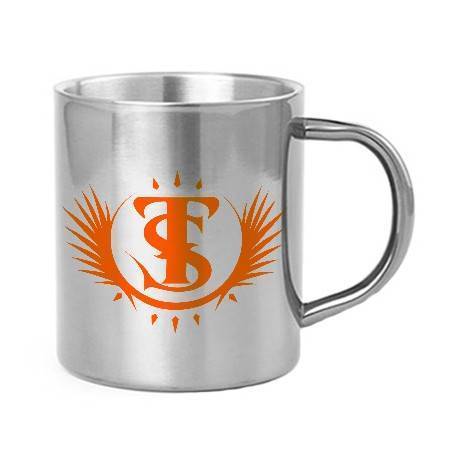 Taza metálica "Logotipo"