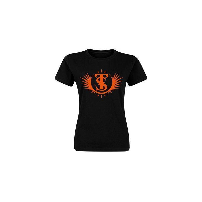 Camiseta negra chica "Logotipo"