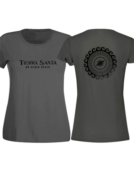 Camiseta Camiseta "Un viaje Épico" delantera + "Brújula" trasera