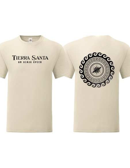 Camiseta Camiseta "Un viaje Épico" delantera + "Brújula" trasera