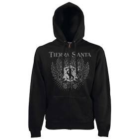 Sudadera cremallera "Escudo Gris"