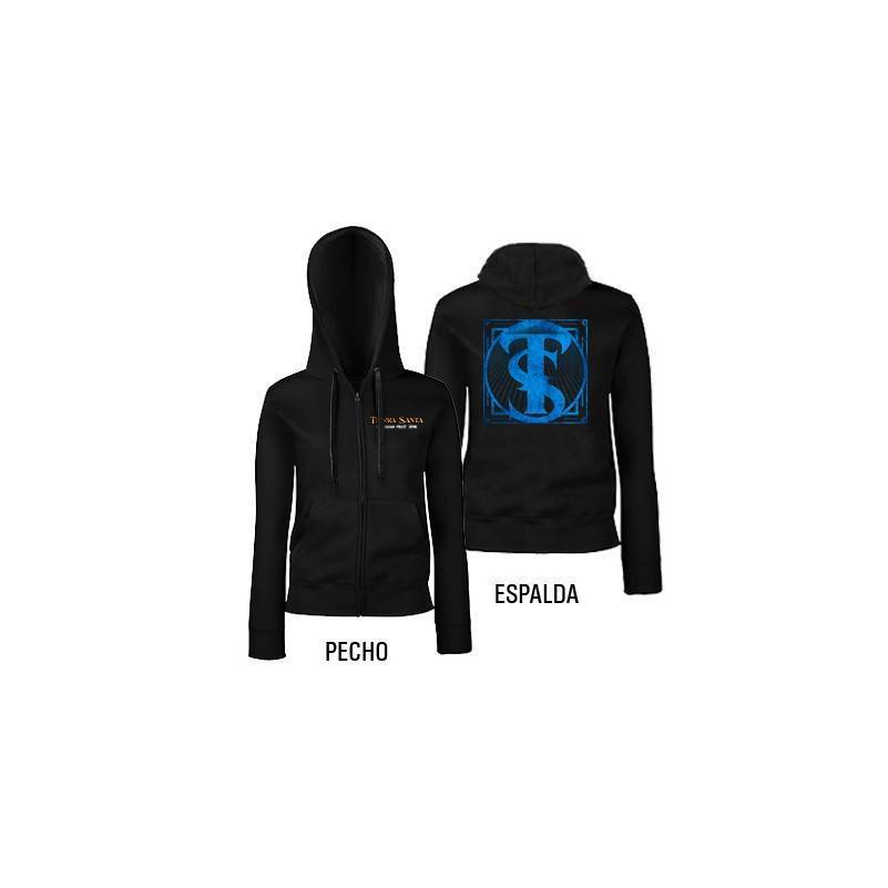 Sudadera cremallera con espalda...