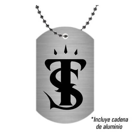 Colgante/Placa aluminio "Logo TS"