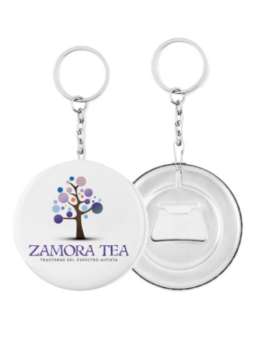 Llavero abre botellas "Logo Zamora TEA"