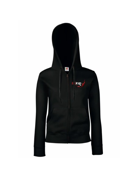 Sudadera cremallera “Vintoro Logo Rojo”