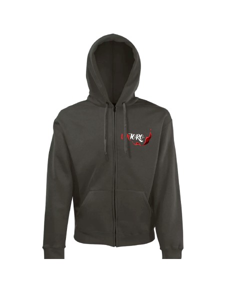 Sudadera cremallera “Vintoro Logo Rojo”