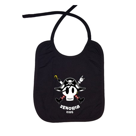 Babero blanco "Pirata Kids" 2