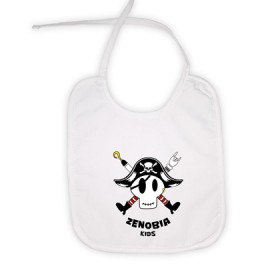 Babero blanco "Pirata Kids"