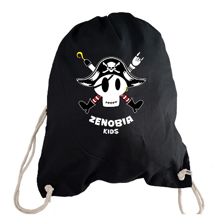 Mochila negra "Pirata Kids"
