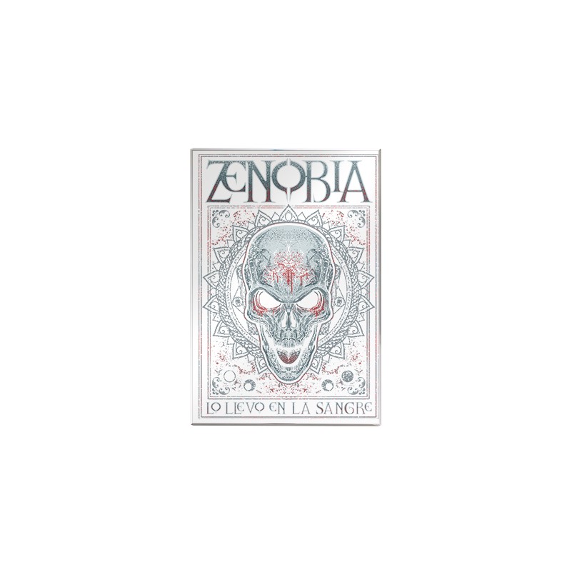 Imán acrílico "Skull & Blood"