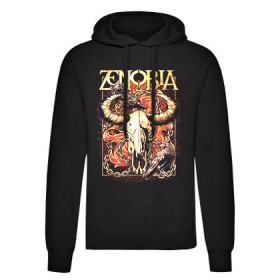 Sudadera negra chico "Wild buffalo"