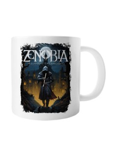 Taza cerámica blanca "Portada Melodías Encantadas"