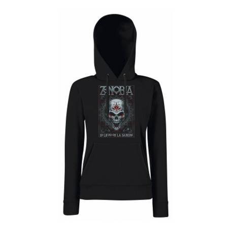 Sudadera negra "Skull & Blood" 2