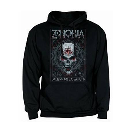 Sudadera negra "Skull & Blood"