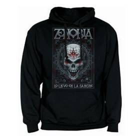 Sudadera negra "Skull & Blood"