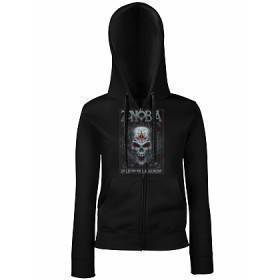 Sudadera cremallera "Skull & Blood"