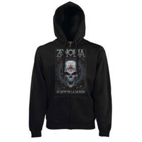 Sudadera cremallera "Skull & Blood"