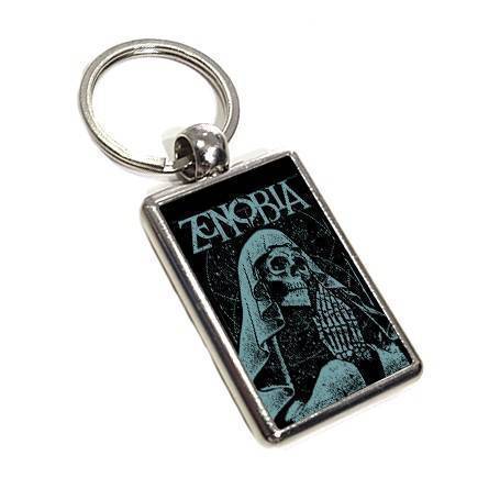 Llavero metálico "Santa Muerte"