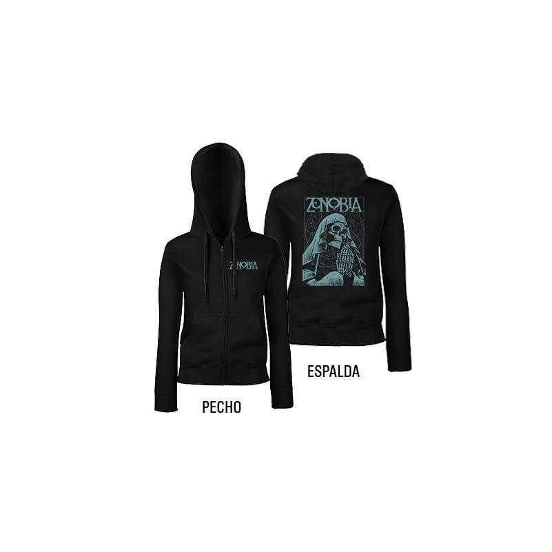 Sudadera cremallera con trasera...