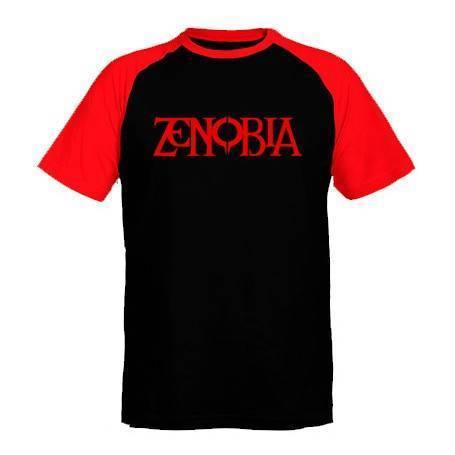 Camiseta ranglan mangas rojas "Logotipo"