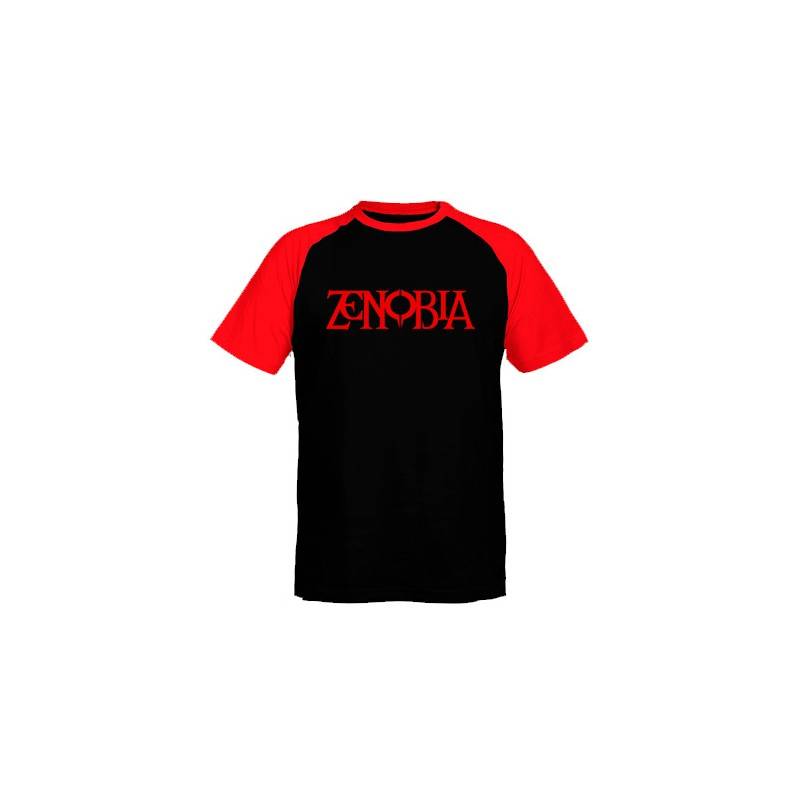 Camiseta ranglan mangas rojas "Logotipo"